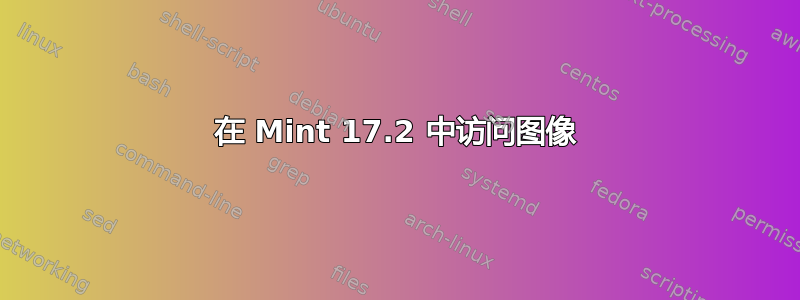 在 Mint 17.2 中访问图像