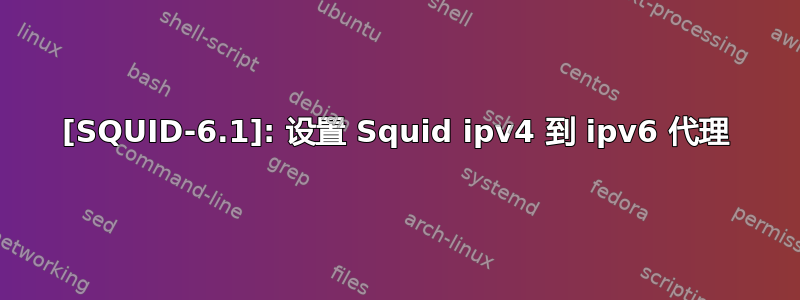 [SQUID-6.1]: 设置 Squid ipv4 到 ipv6 代理