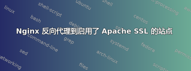 Nginx 反向代理到启用了 Apache SSL 的站点