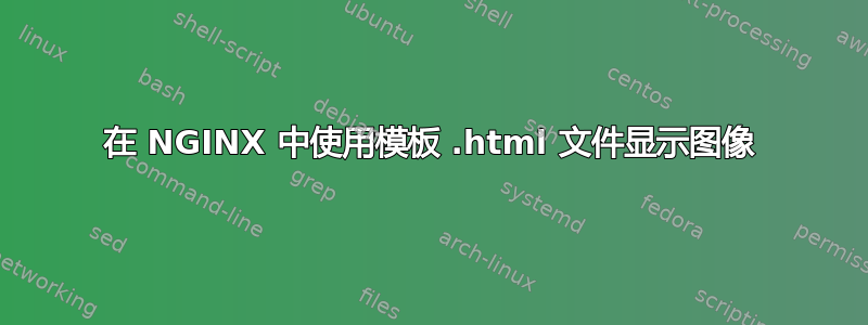 在 NGINX 中使用模板 .html 文件显示图像