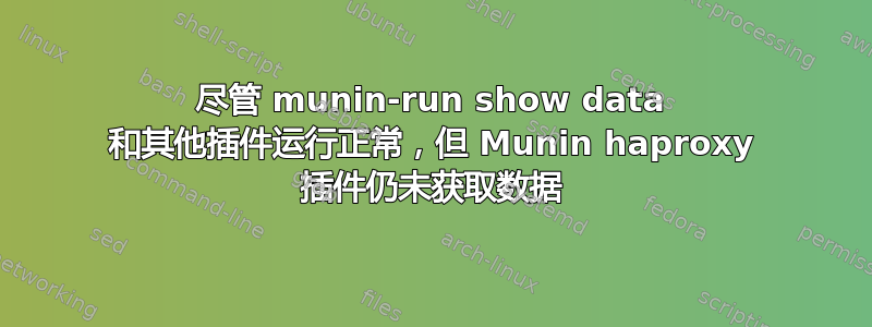 尽管 munin-run show data 和其他插件运行正常，但 Munin haproxy 插件仍未获取数据