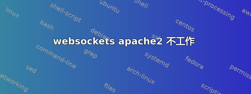 websockets apache2 不工作