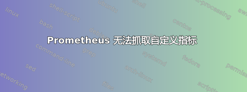 Prometheus 无法抓取自定义指标