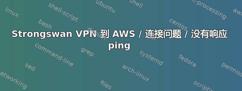 Strongswan VPN 到 AWS / 连接问题 / 没有响应 ping