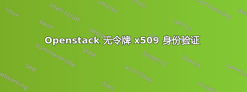 Openstack 无令牌 x509 身份验证