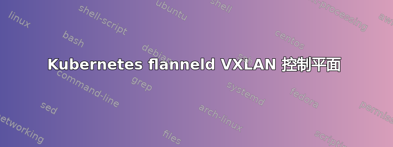 Kubernetes flanneld VXLAN 控制平面