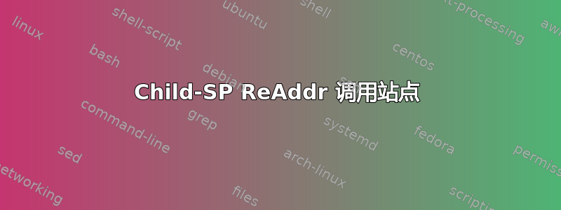 Child-SP ReAddr 调用站点