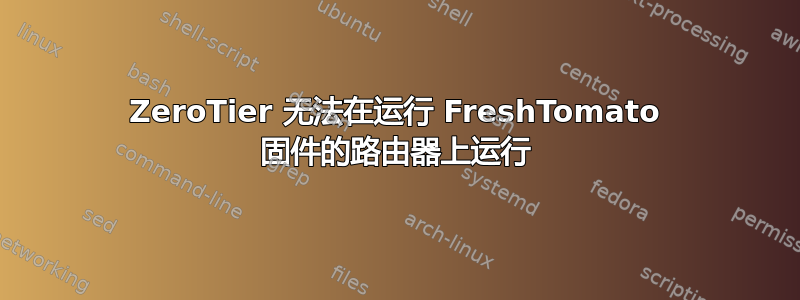 ZeroTier 无法在运行 FreshTomato 固件的路由器上运行