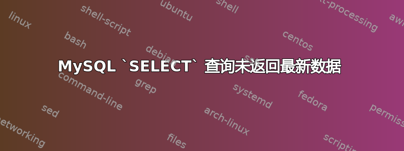 MySQL `SELECT` 查询未返回最新数据