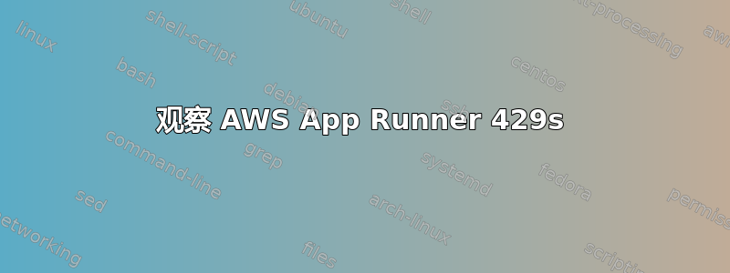 观察 AWS App Runner 429s