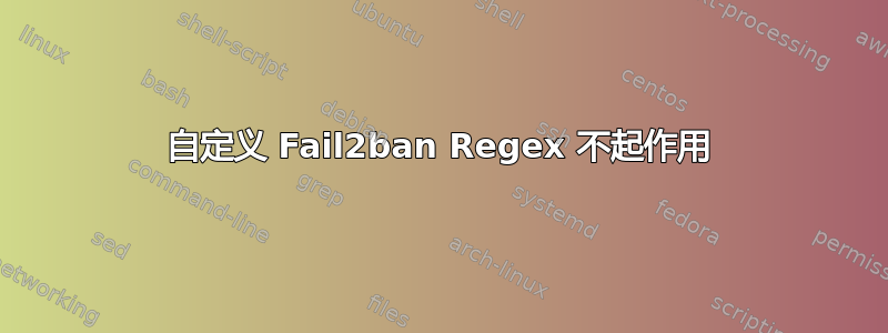 自定义 Fail2ban Regex 不起作用