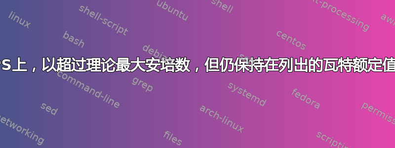 如果我连接足够多的设备到我的UPS上，以超过理论最大安培数，但仍保持在列出的瓦特额定值和伏安额定值以下，结果会怎样？