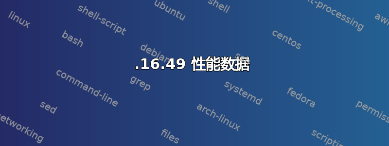 9.16.49 性能数据