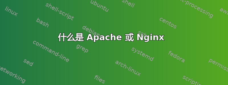 什么是 Apache 或 Nginx 