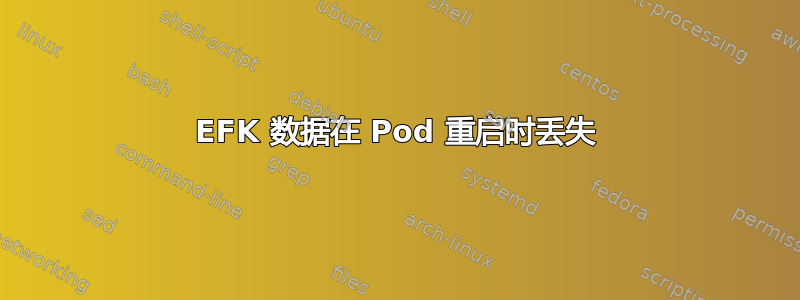 EFK 数据在 Pod 重启时丢失