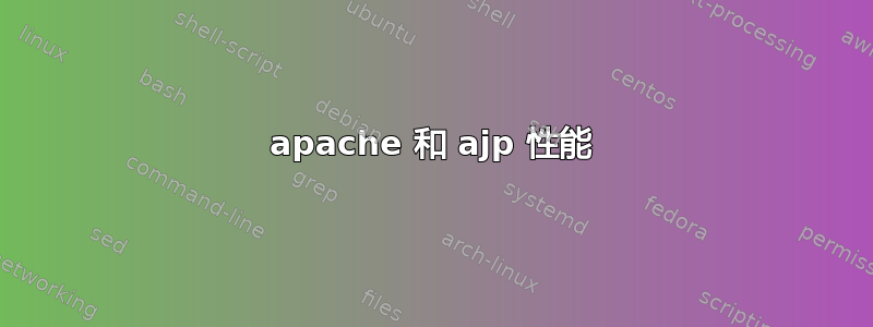 apache 和 ajp 性能