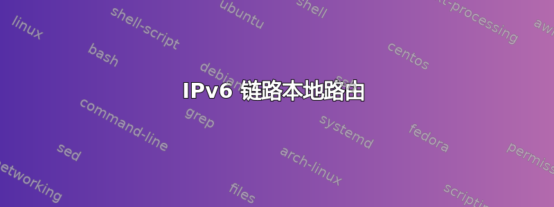 IPv6 链路本地路由