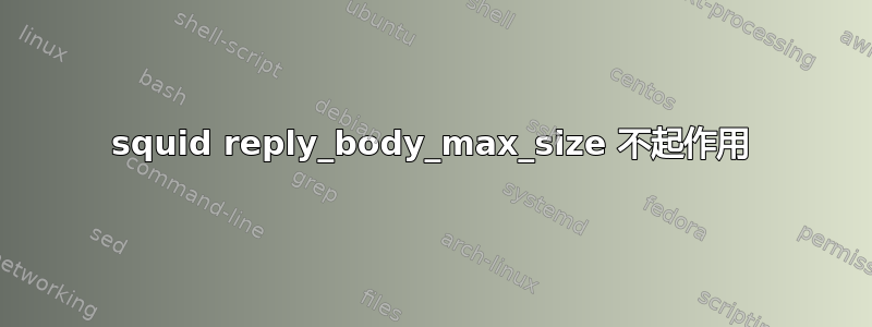 squid reply_body_max_size 不起作用