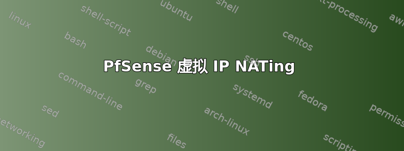 PfSense 虚拟 IP NATing