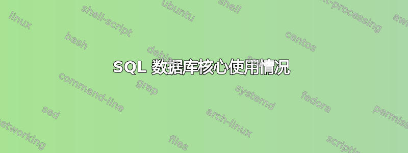 SQL 数据库核心使用情况