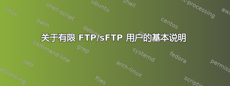 关于有限 FTP/sFTP 用户的基本说明