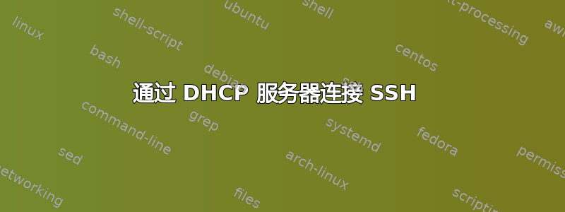 通过 DHCP 服务器连接 SSH 