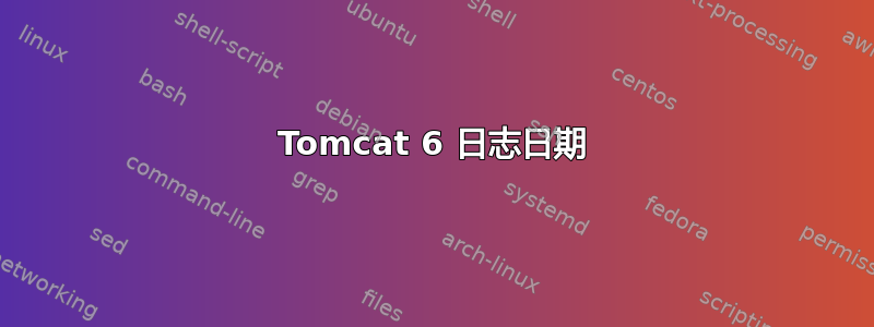 Tomcat 6 日志日期