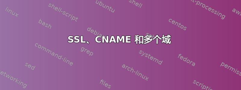 SSL、CNAME 和多个域