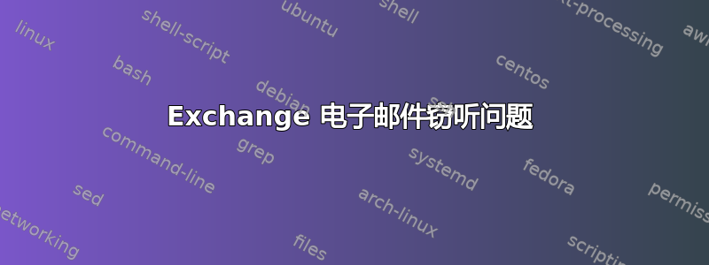 Exchange 电子邮件窃听问题