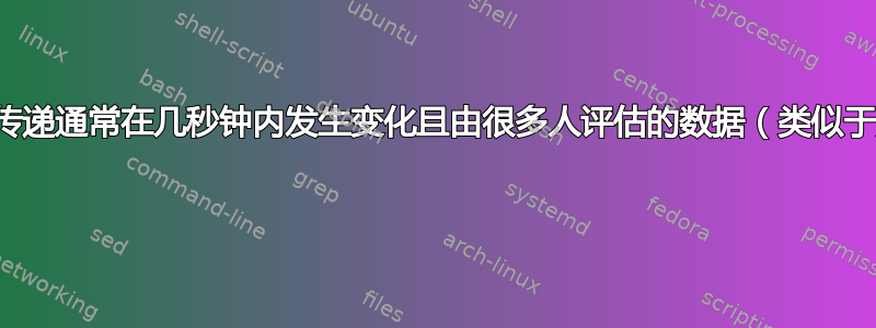 什么框架适合传递通常在几秒钟内发生变化且由很多人评估的数据（类似于股票报价）？ 