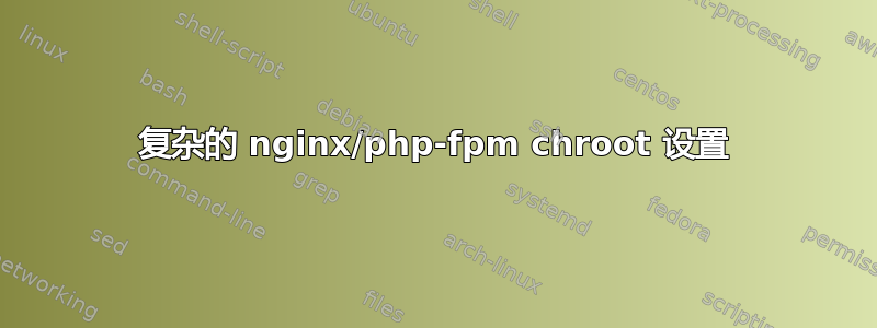 复杂的 nginx/php-fpm chroot 设置