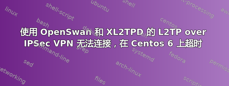 使用 OpenSwan 和 XL2TPD 的 L2TP over IPSec VPN 无法连接，在 Centos 6 上超时