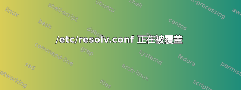 /etc/resolv.conf 正在被覆盖