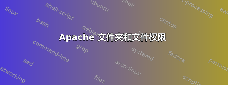 Apache 文件夹和文件权限