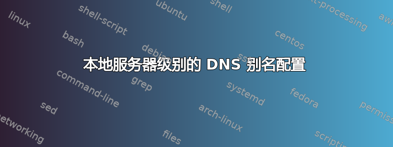 本地服务器级别的 DNS 别名配置