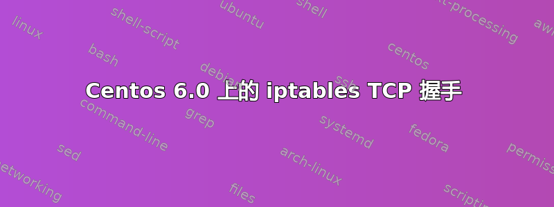 Centos 6.0 上的 iptables TCP 握手