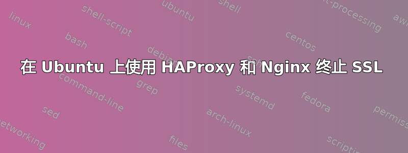 在 Ubuntu 上使用 HAProxy 和 Nginx 终止 SSL