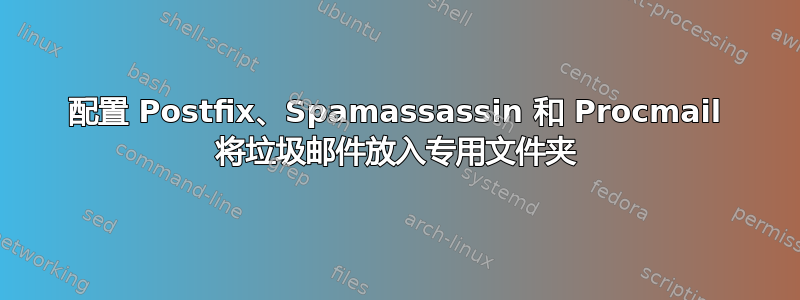 配置 Postfix、Spamassassin 和 Procmail 将垃圾邮件放入专用文件夹