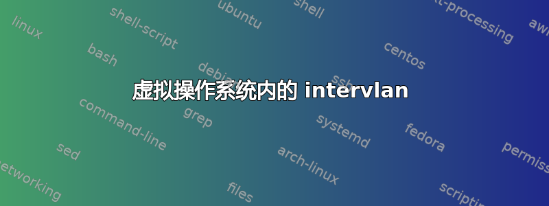 虚拟操作系统内的 intervlan