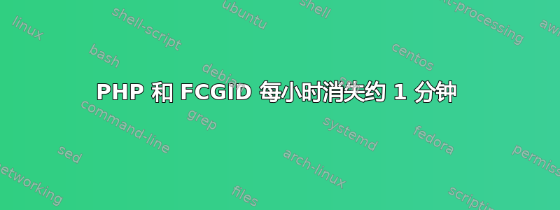 PHP 和 FCGID 每小时消失约 1 分钟