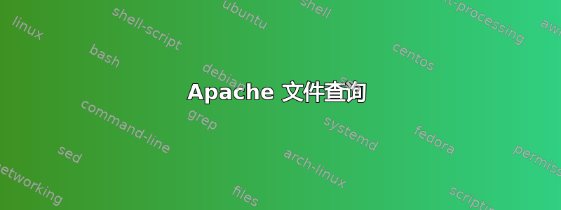 Apache 文件查询