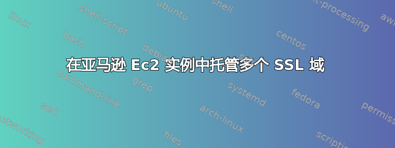 在亚马逊 Ec2 实例中托管多个 SSL 域