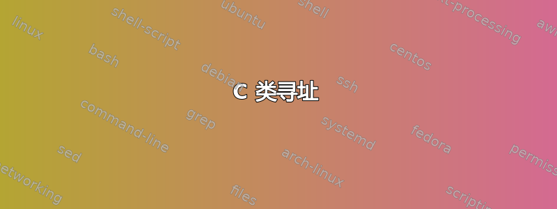 C 类寻址