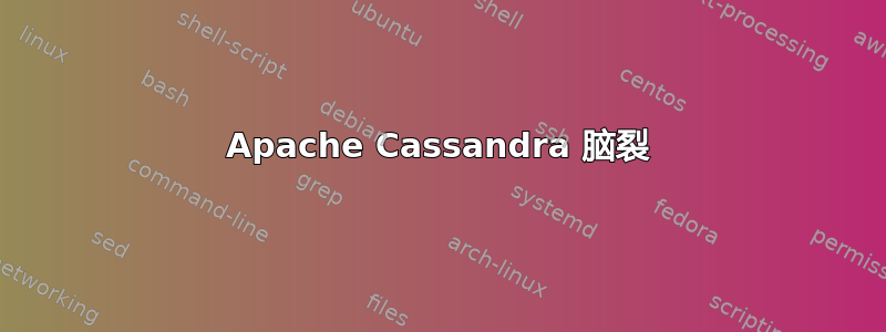 Apache Cassandra 脑裂