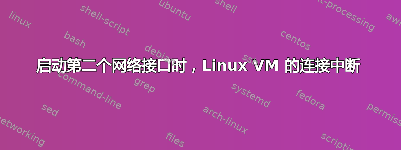 启动第二个网络接口时，Linux VM 的连接中断
