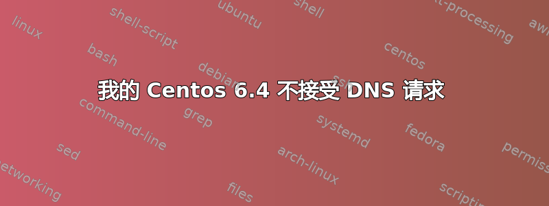 我的 Centos 6.4 不接受 DNS 请求