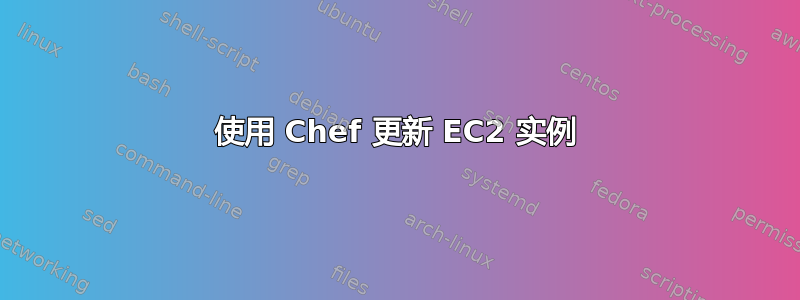 使用 Chef 更新 EC2 实例