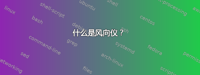 什么是风向仪？