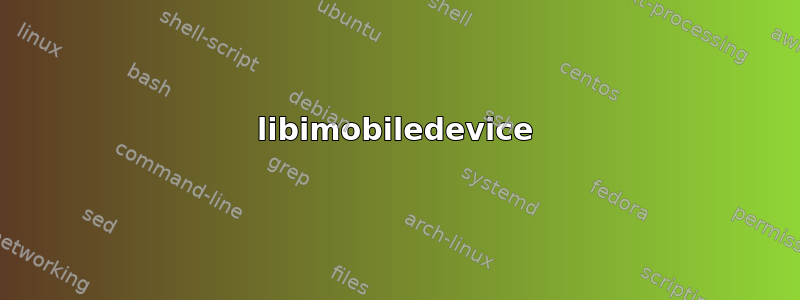 libimobiledevice