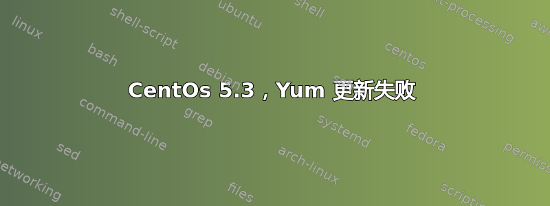 CentOs 5.3，Yum 更新失败